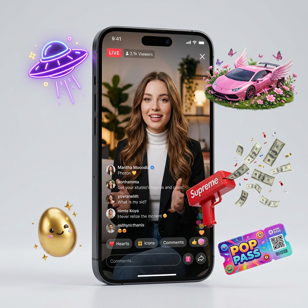 Poppo Live Virtual Gifts